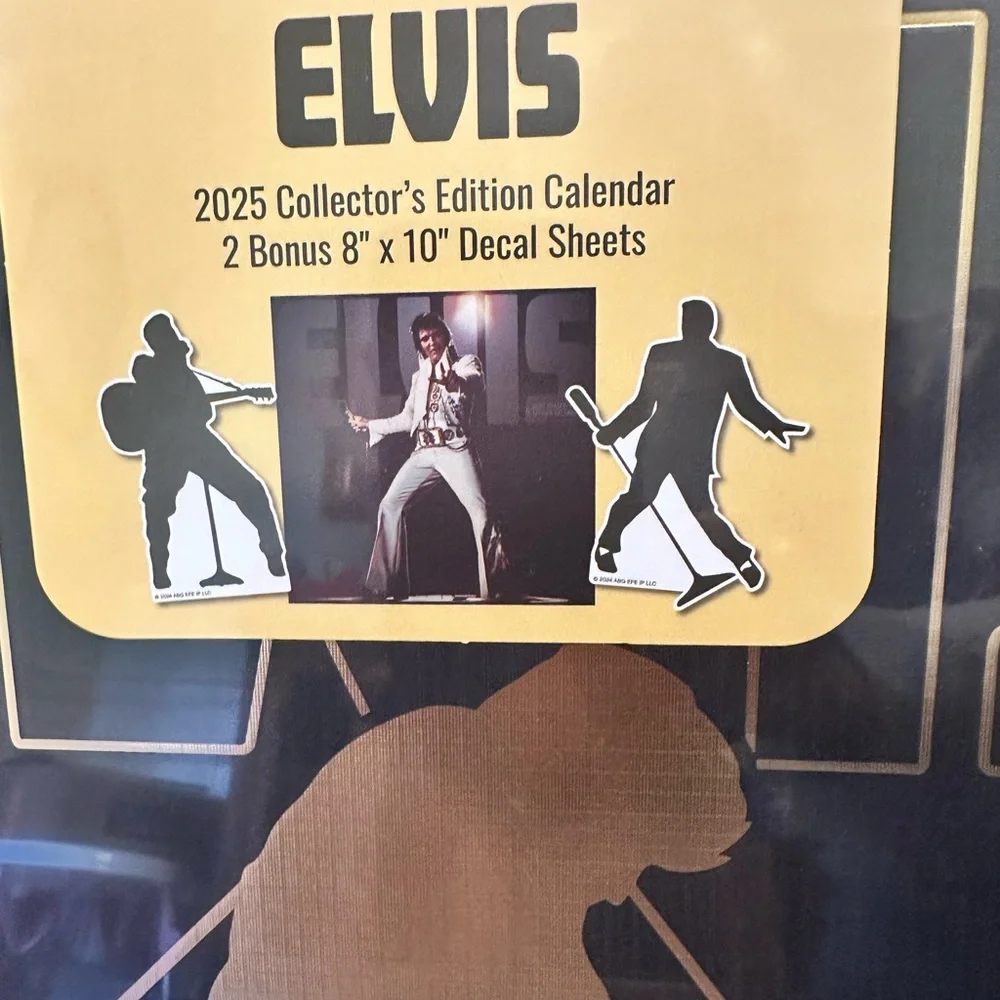 Elvis Presley 2025  Collector's Edition Calendar (NIP)